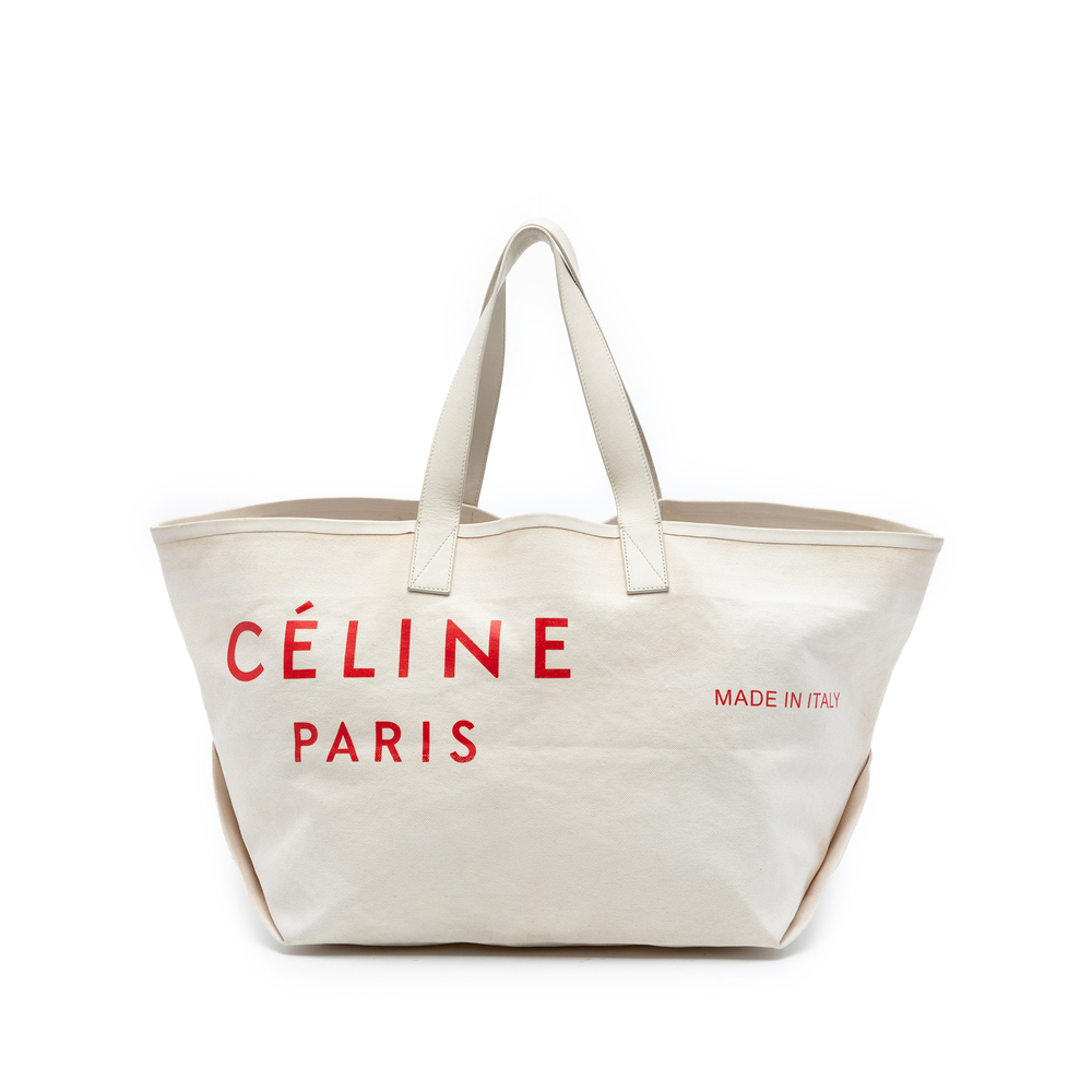Pre-Loved Celine Medium Canvas Made In Tote